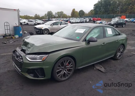 2024 Audi S4 Premium Plus Tfsi Quattro Tiptronic из США, поврежденный, VIN WAUB4AF4XRA016868